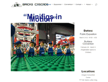 Tablet Screenshot of brickscascade.com